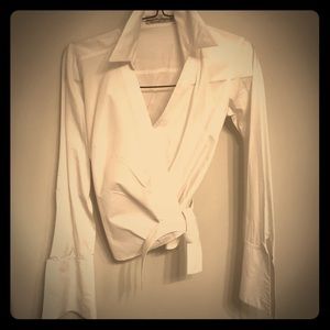 Marisa Minicucci wrap blouse